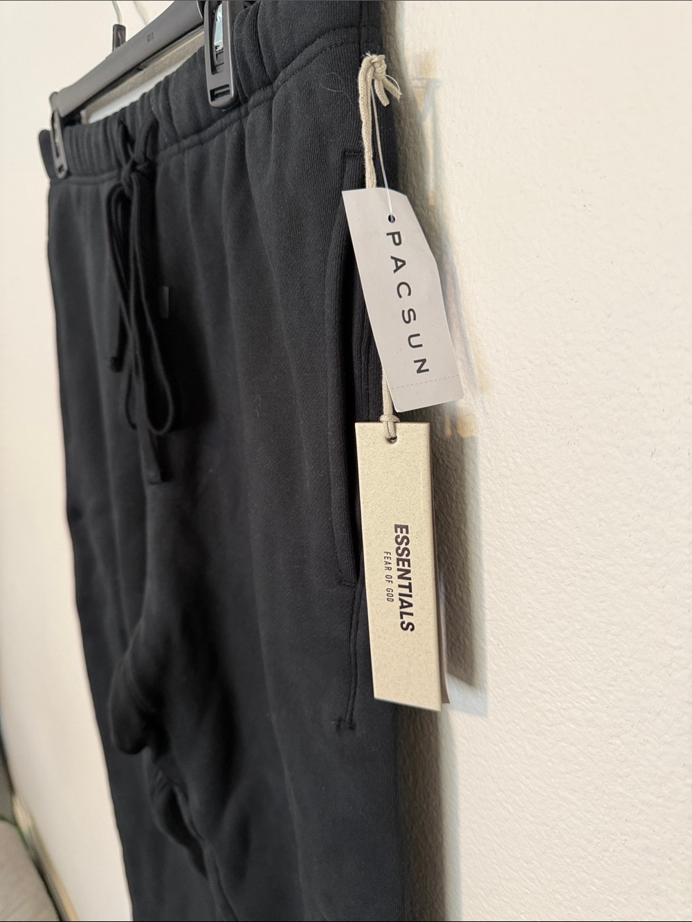 PacSun Black Track Joggers with Drawstring